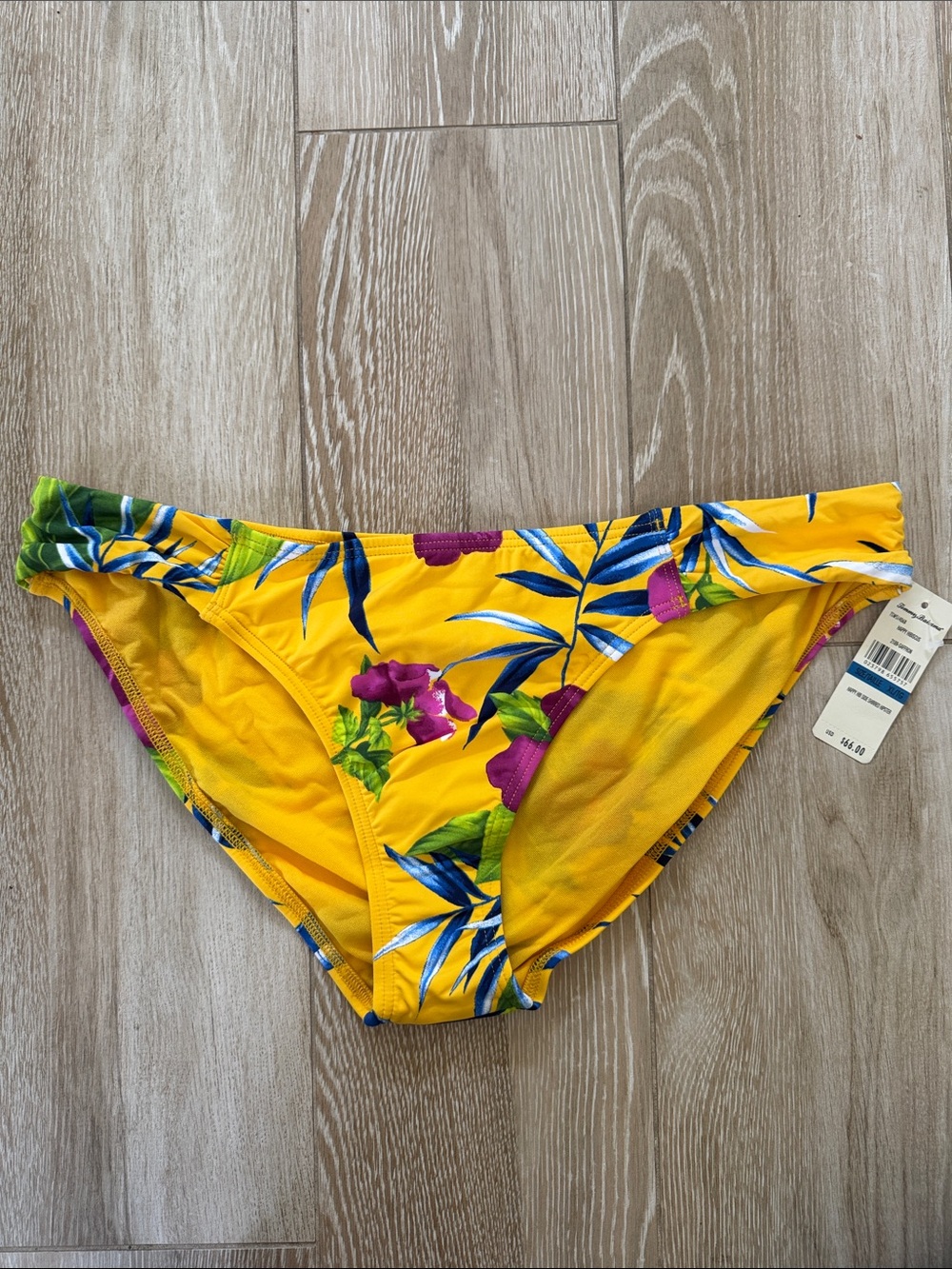 NWT Tommy Bahama Side Shirred Hipster in Happy Hibiscus XL